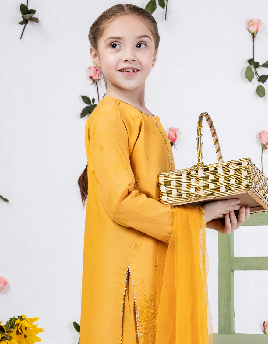 YELLOW LAWN 3PC STITCHED | JGK-S-24-1904 FB/SHI - Image 2