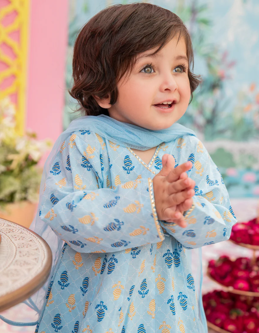 BLUE LAWN 3PC STITCHED | JGK-S-24-1921 FB/BLI - Image 2