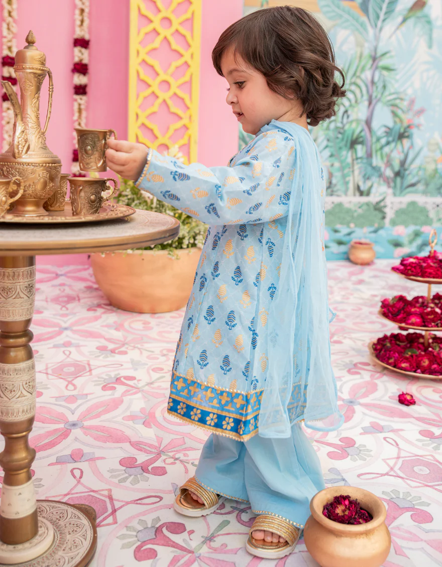 BLUE LAWN 3PC STITCHED | JGK-S-24-1921 FB/BLI - Image 3