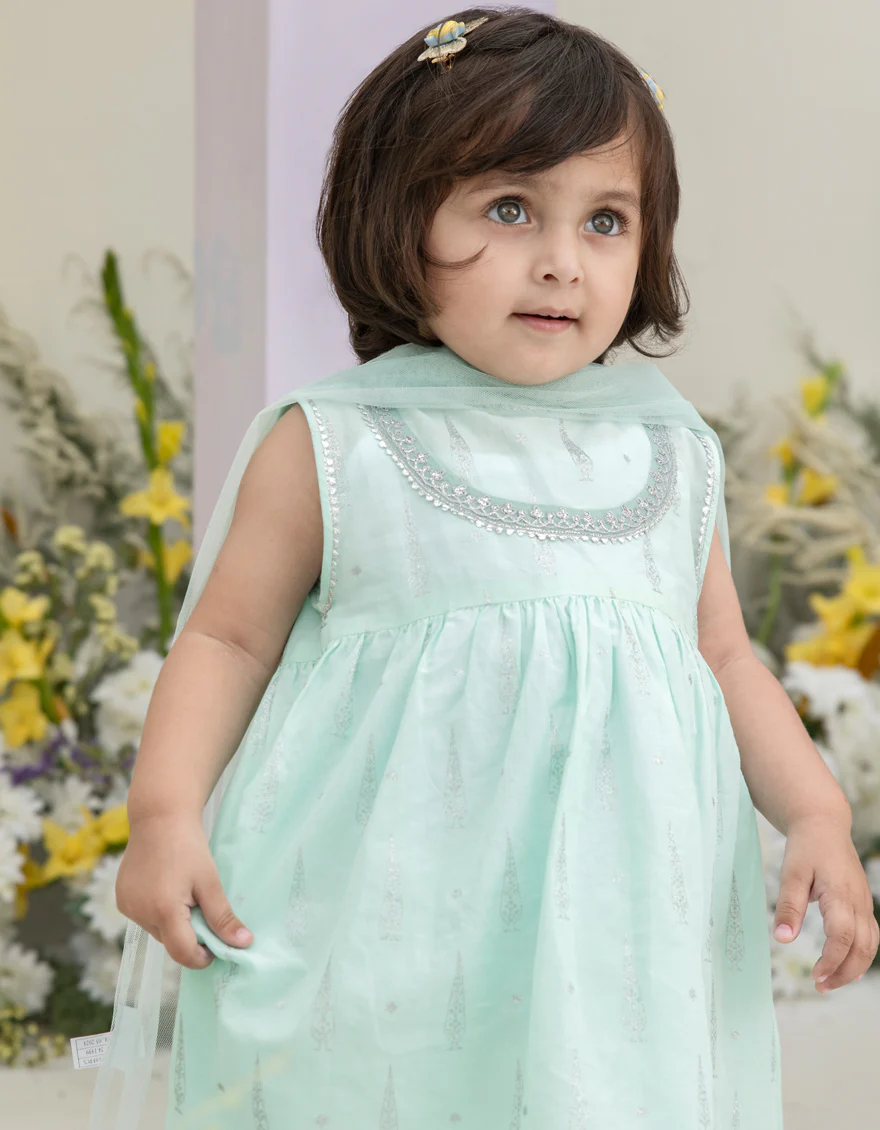 GREEN LAWN 3PC STITCHED | JGK-S-24-1939 FB/LITTLE LUXURY-03 - Image 3