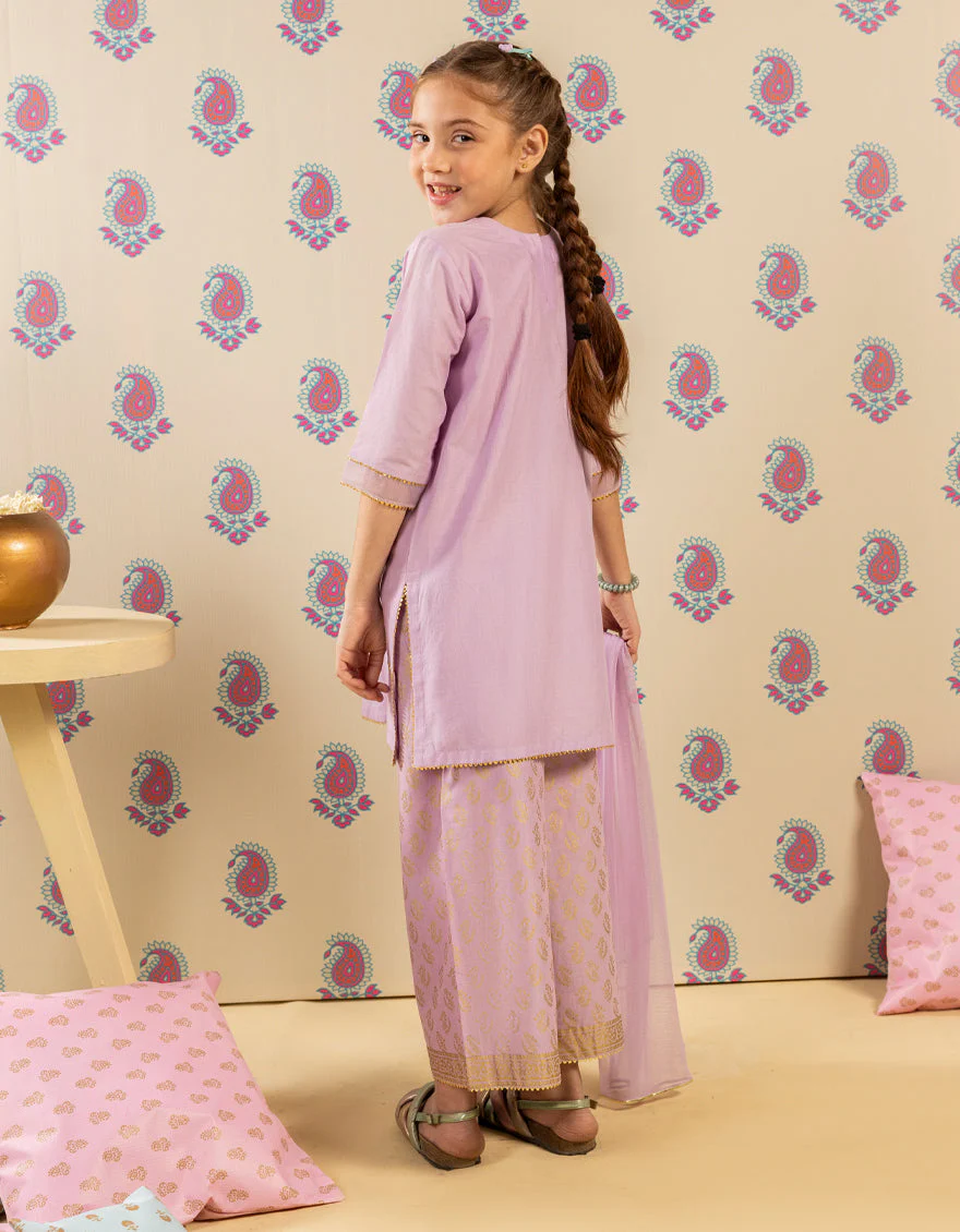 PURPLE LAWN 3PC STITCHED | JGK-S-JGP-25-1512 FB/SHEEN GILTZ-6 - Image 2