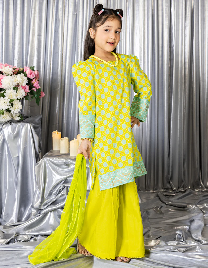GREEN LAWN 3PC STITCHED | JGK-S-JGP-25-1544 FB/CHUNRI TREAT-2