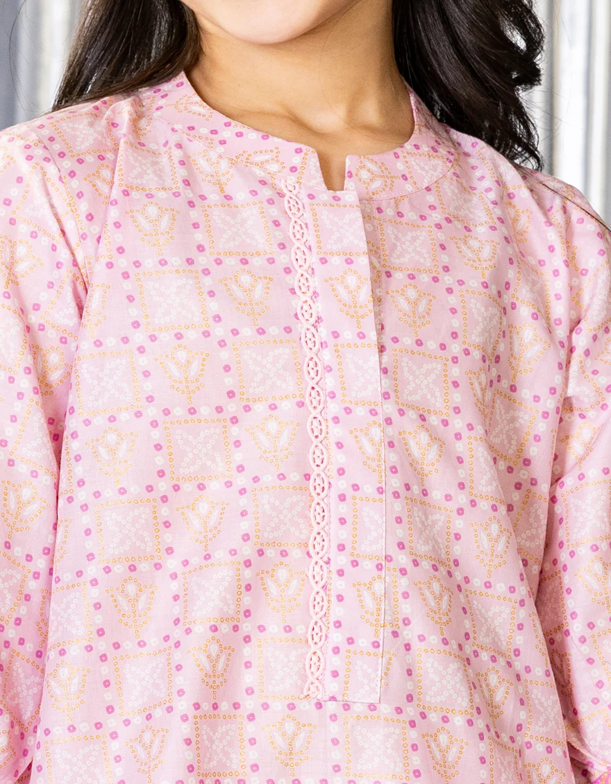 PINK LAWN 3PC STITCHED | JGK-S-JGP-25-1548 FB/CHUNRI TREAT-6 - Image 3