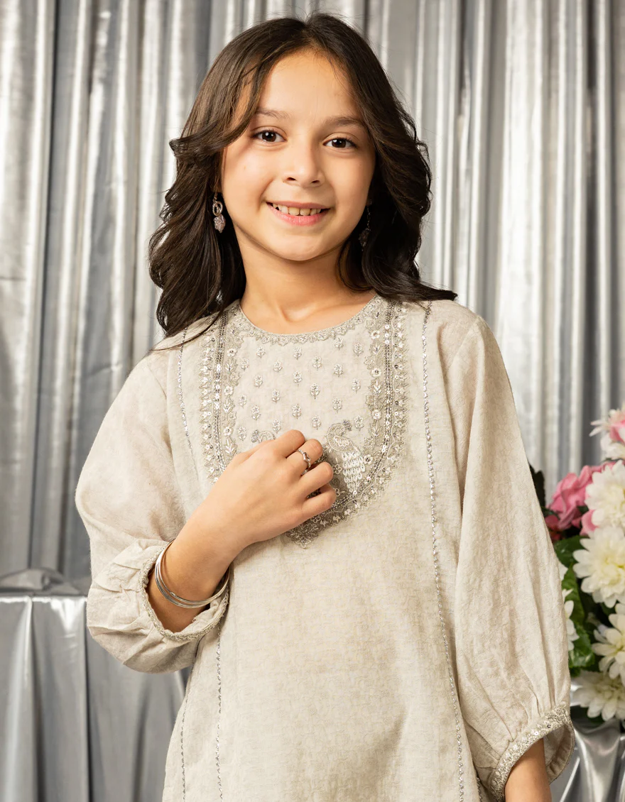 GREY DOBBY 3PC STITCHED | JGK-S-JGP-25-1564 FB - Image 3