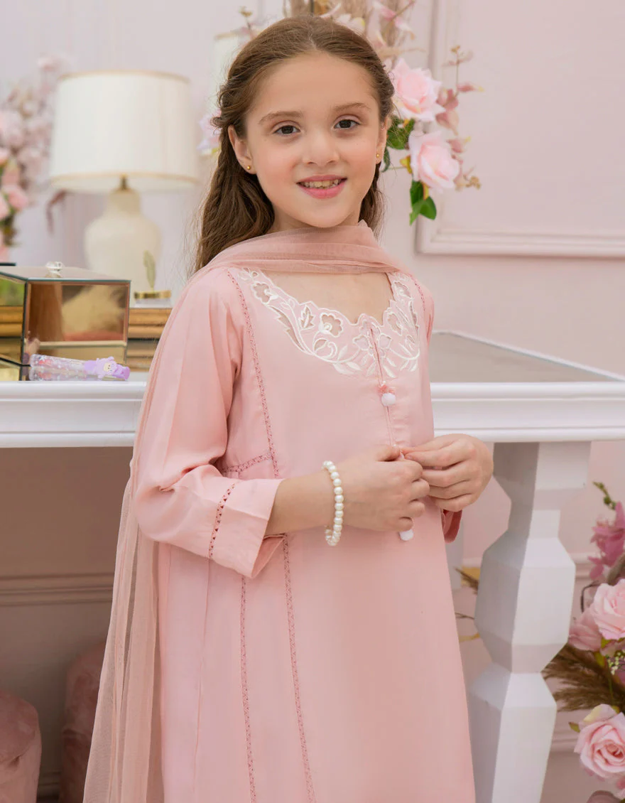 PINK SILK 3PC STITCHED | JGK-S-JGP-25-1576 FB - Image 2