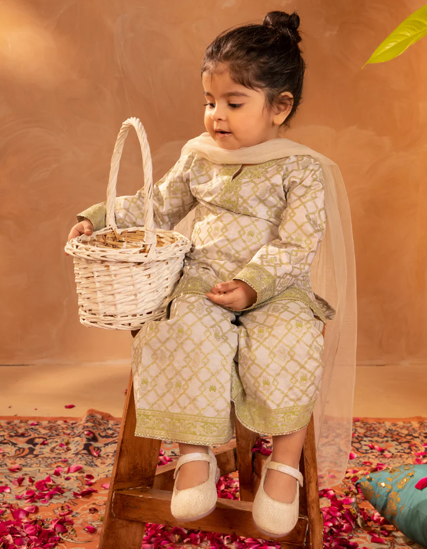 GREEN SILK 3PC STITCHED | JGK-S-JIF-25-1703 FB/IRIS-03 - Image 3