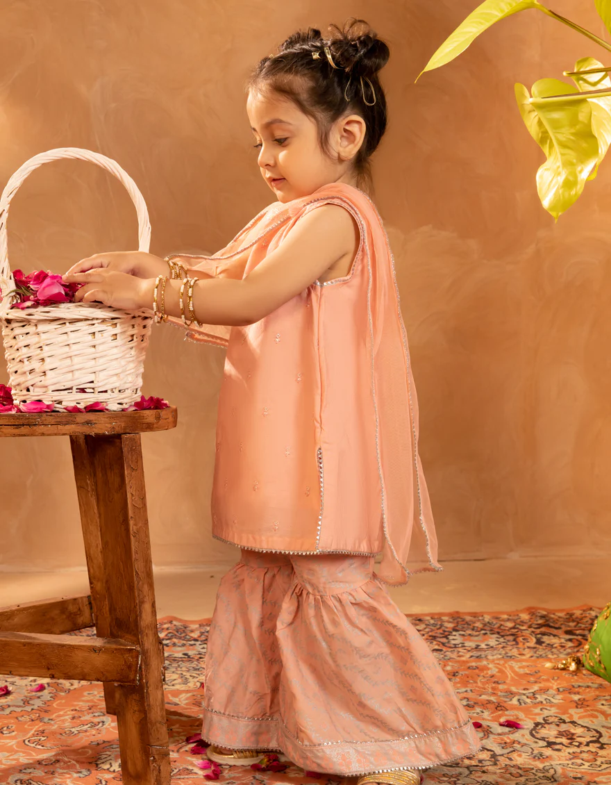 PINK COTTON SILK 3PC STITCHED | JGK-S-JIF-25-1704 FB - Image 2
