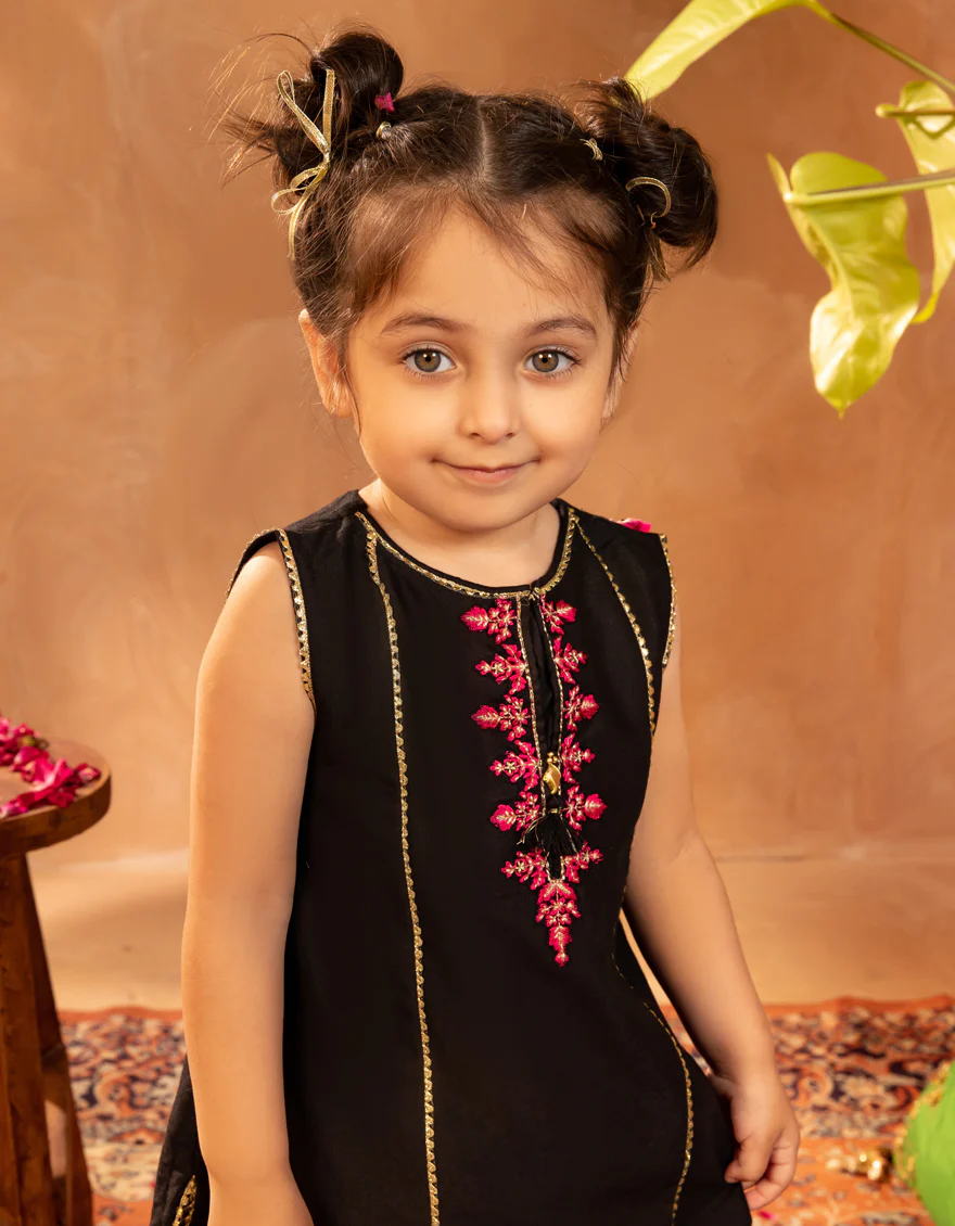 BLACK SILK 3PC STITCHED | JGK-S-JIF-25-1706 FB - Image 2