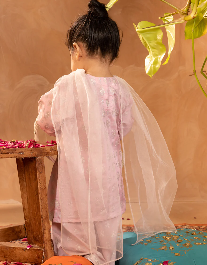 PINK COTTON SILK 3PC STITCHED | JGK-S-JIF-25-1709 FB/IRIS-09 - Image 2