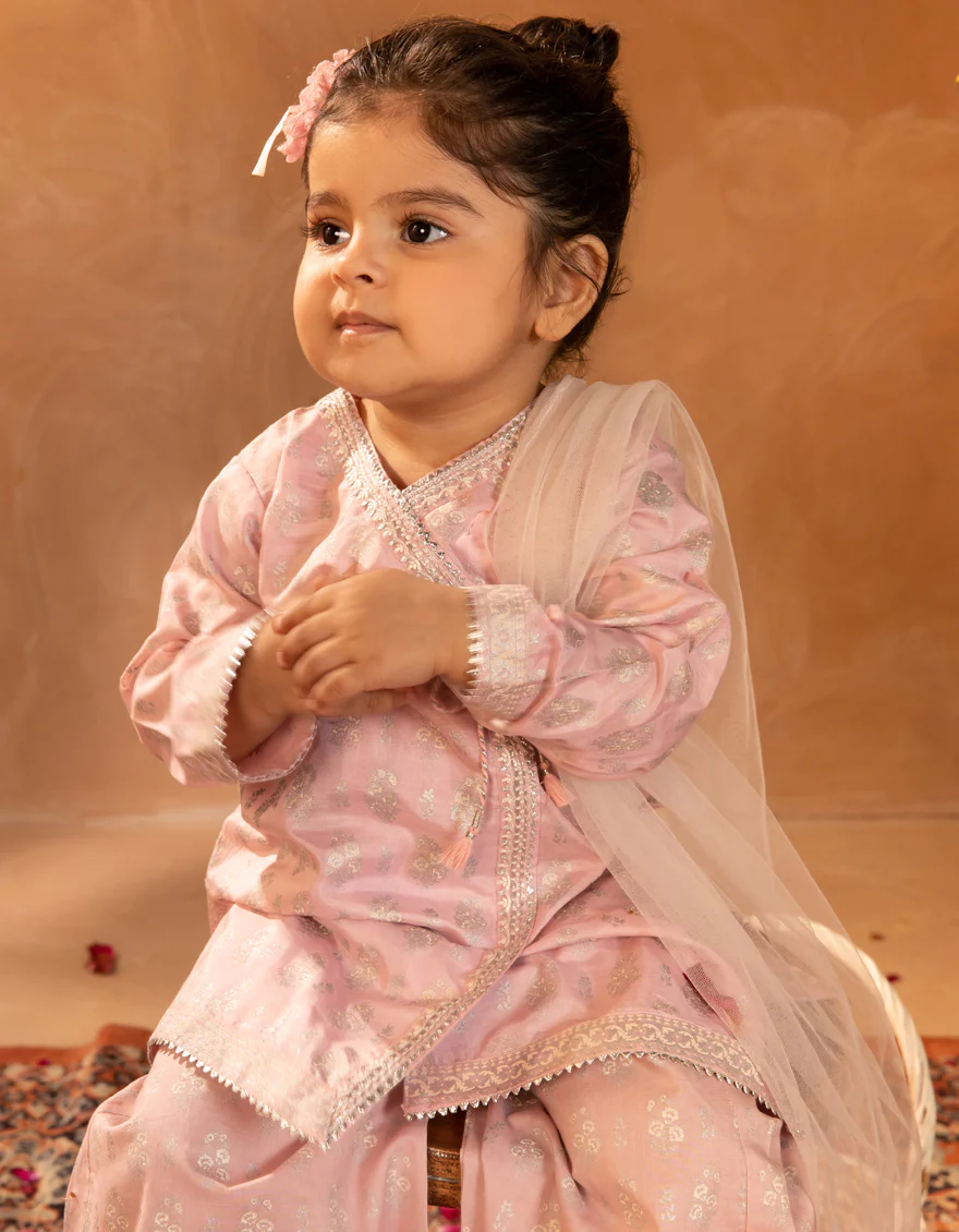 PINK COTTON SILK 3PC STITCHED | JGK-S-JIF-25-1709 FB/IRIS-09 - Image 3