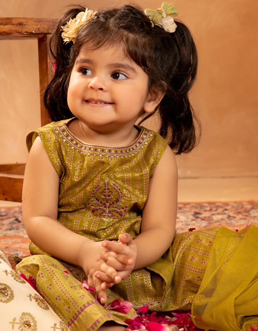 GREEN COTTON SILK 3PC STITCHED | JGK-S-JIF-25-1711 FB/IRIS-11 - Image 3