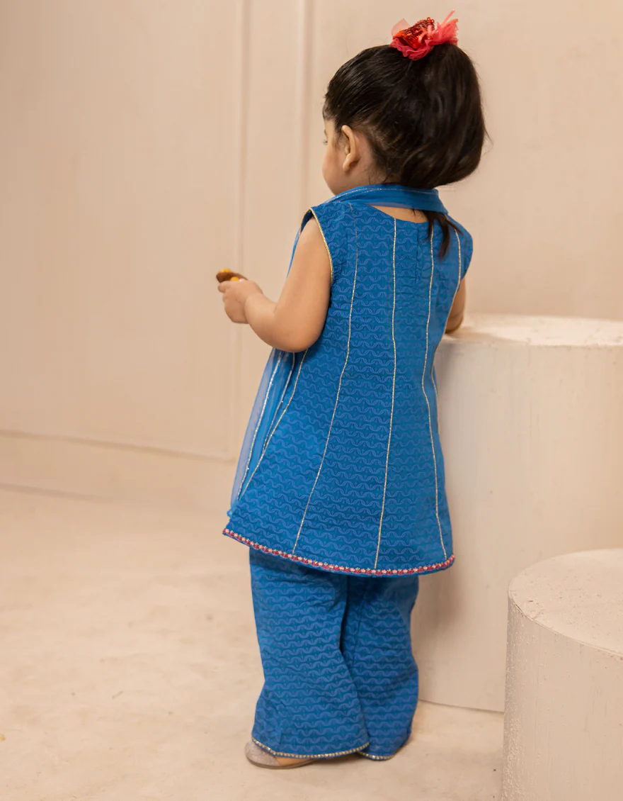 BLUE LAWN 3PC STITCHED | JGK-S-JIF-25-1713 FB - Image 2