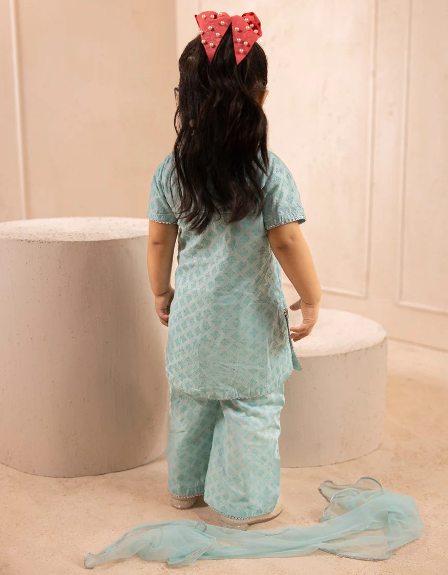 BLUE LAWN 3PC STITCHED | JGK-S-JIF-25-1716 FB - Image 2