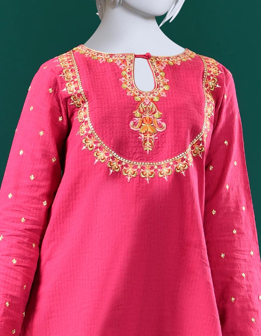 PINK DOBBY 2PC STITCHED | JGK-S-JJT2-US-22-036 FB/MIX-3903 - Image 2