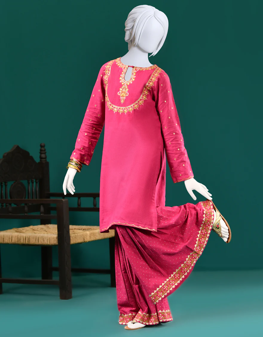 PINK DOBBY 2PC STITCHED | JGK-S-JJT2-US-22-036 FB/MIX-3903 - Image 3