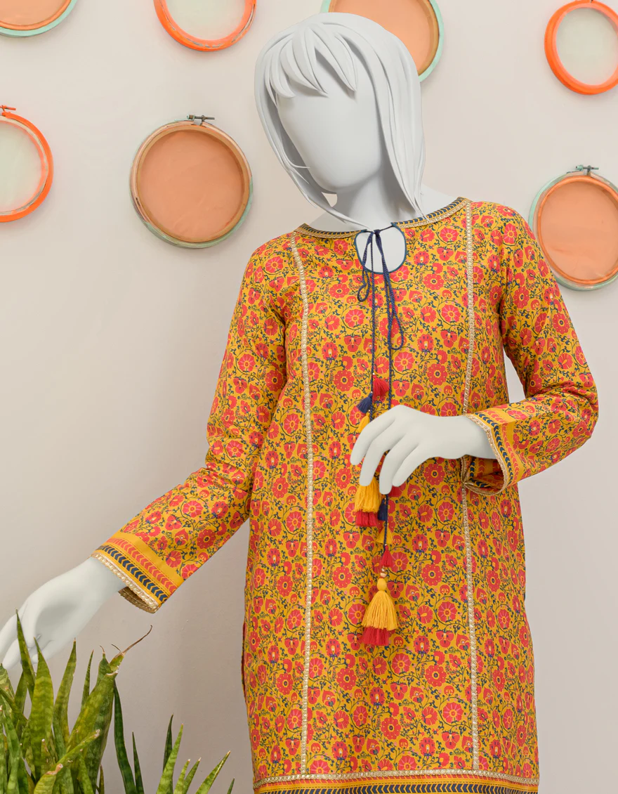 YELLOW CAMBRIC 2PC STITCHED | JGK-S-JJT2-US-23-054 FB/ANSHARA - Image 3