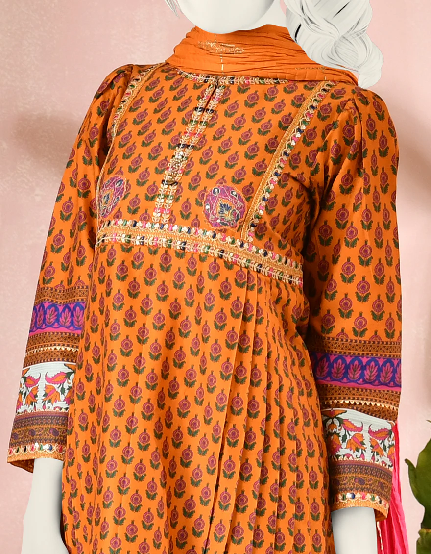 ORANGE DIGITAL 3PC STITCHED | JGK-S-JJTS-US-22-022 FB/GEETI - Image 3