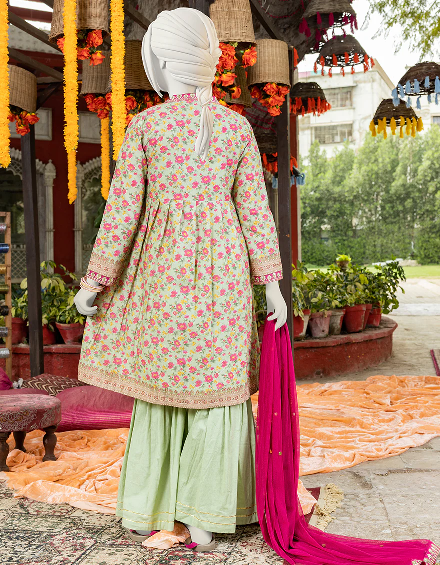 GREEN CAMBRIC 3PC STITCHED | JGK-S-JJTS-US-23-048 FB/JA-909 - Image 3