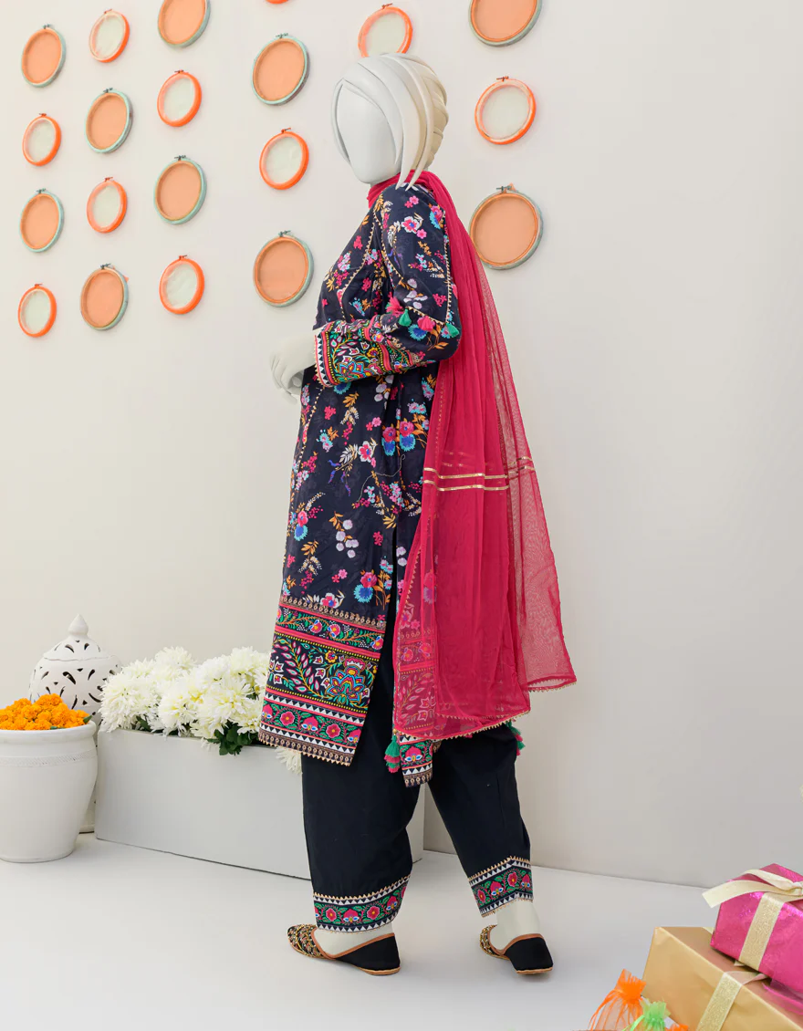 BLACK CAMBRIC 3PC STITCHED | JGK-S-JJTS-US-23-064 FB/DALMA - Image 2