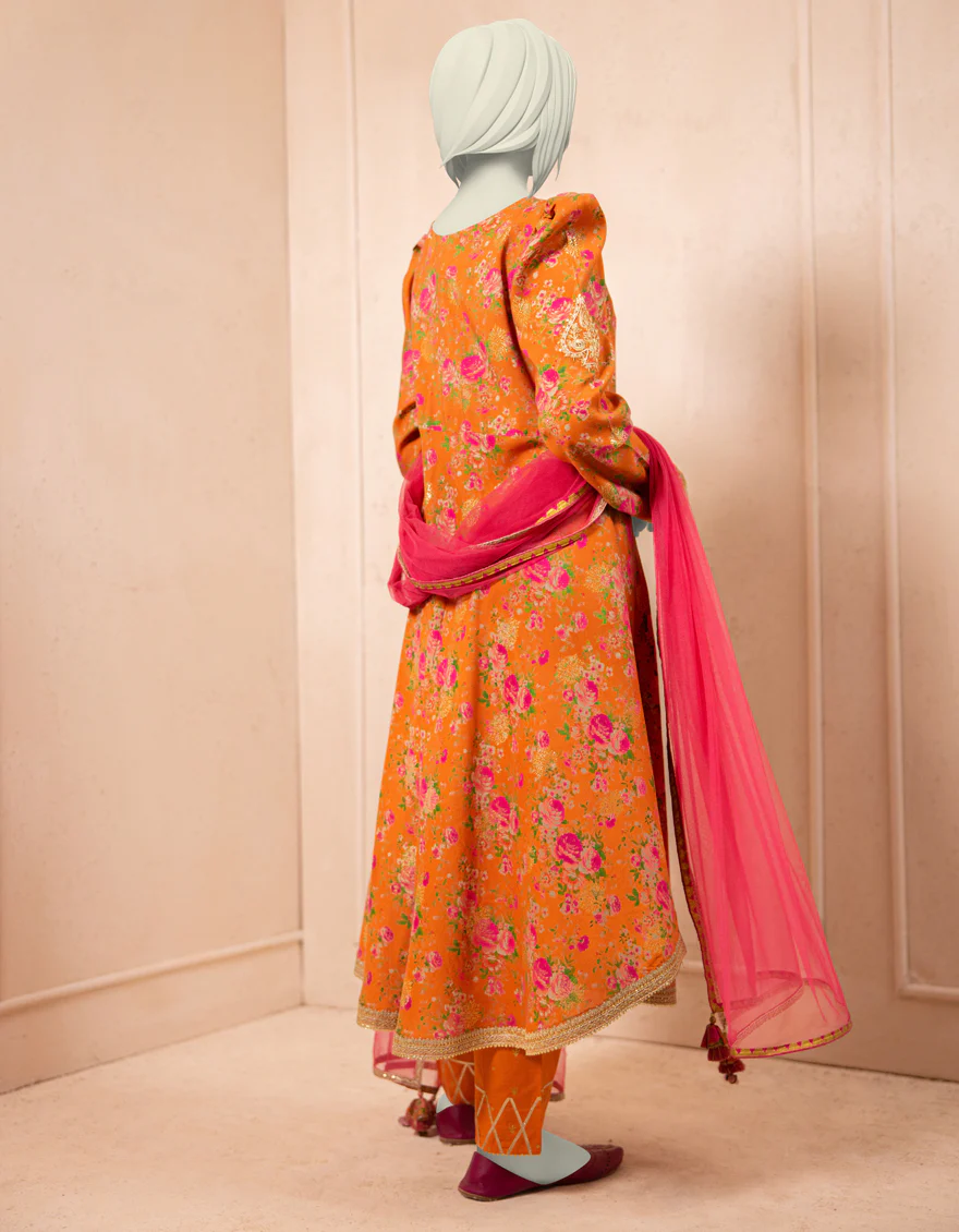 ORANGE TEXTURED 3PC STITCHED | JGK-S-JTF-25-760 FB/ - Image 4