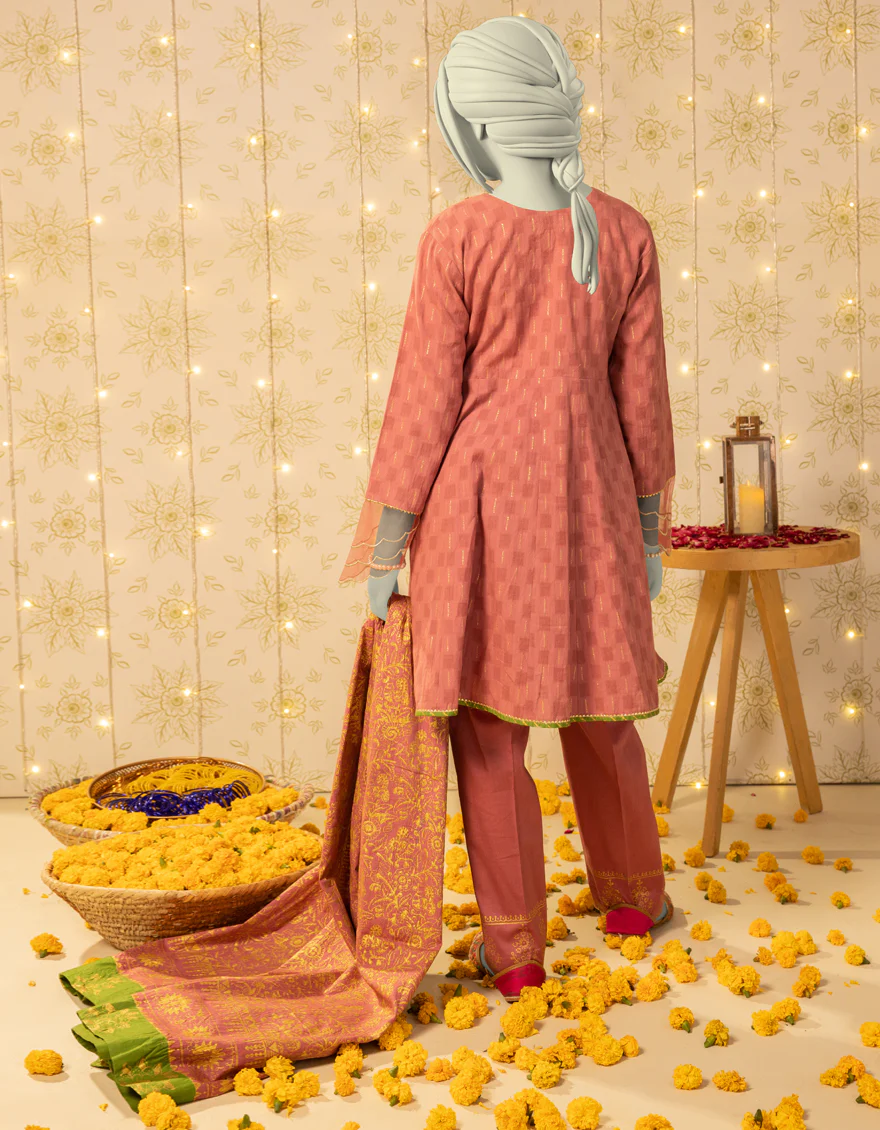 PINK DOBBY 3PC STITCHED | JGK-S-JTP-25-617 FB/DHANAK-07 - Image 2