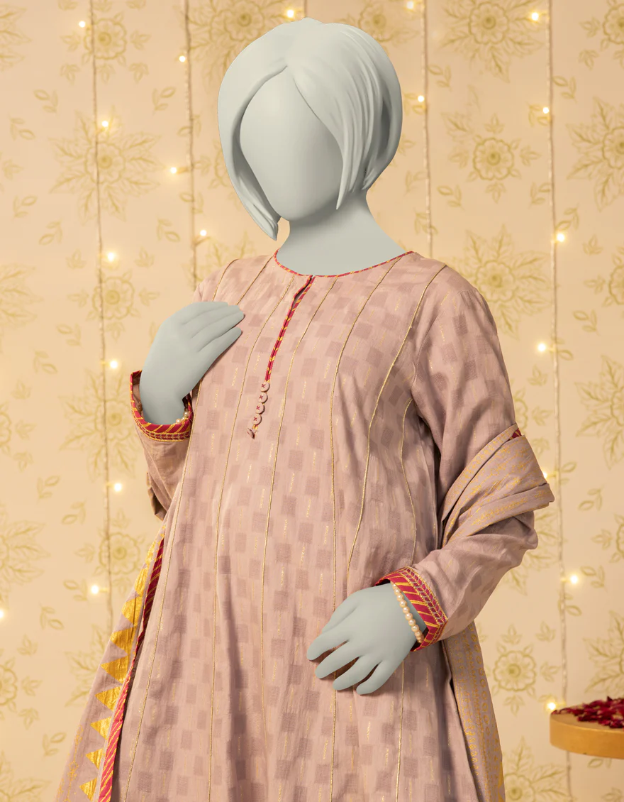 PURPLE DOBBY 3PC STITCHED | JGK-S-JTP-25-618 FB/DHANAK-08 - Image 3