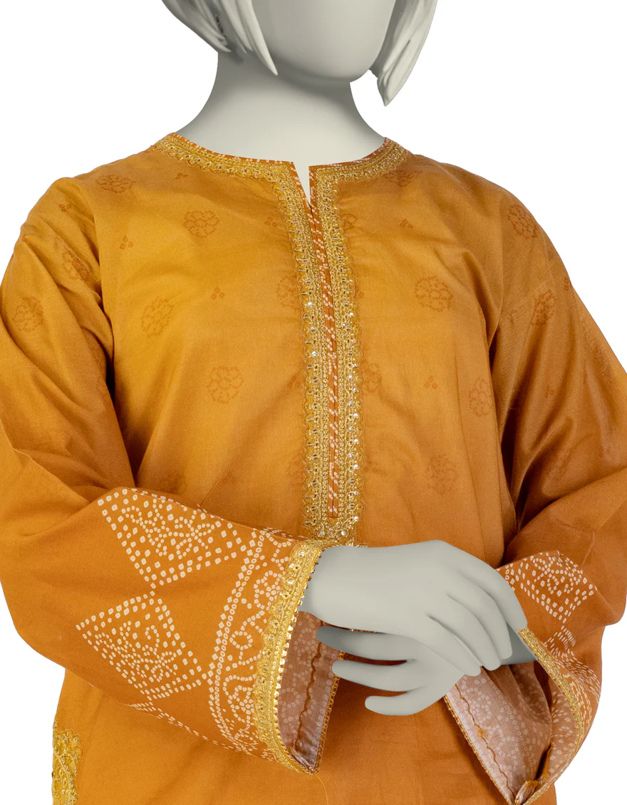 MUSTARD LAWN 2PC STITCHED | JGK-S-JTST-25-428 FB/ROZANA-10 - Image 3