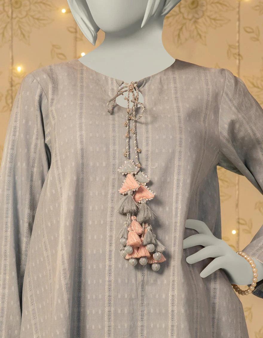BLUE DOBBY 2PC STITCHED | JGK-S-JTST-25-432 FB/DELARA-04 - Image 3