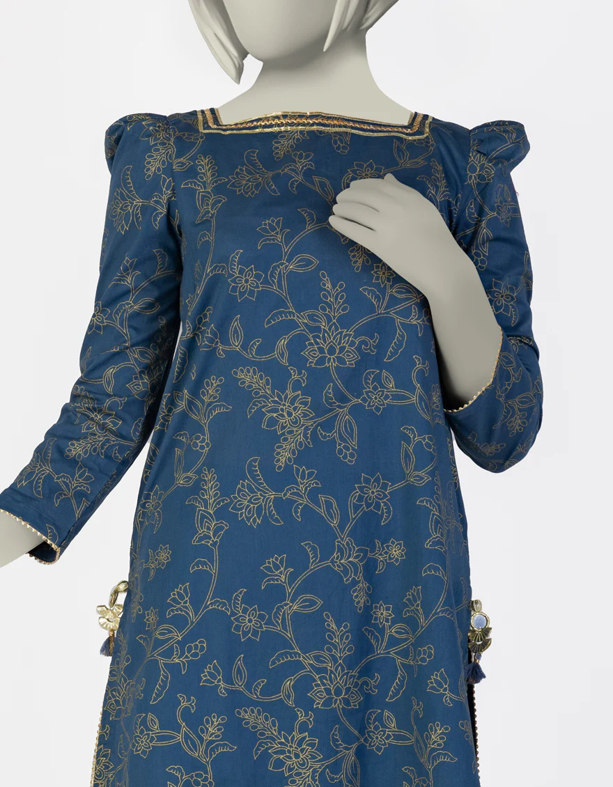 BLUE LAWN 2PC STITCHED | JGK-S-JTST-25-435 FB - Image 3