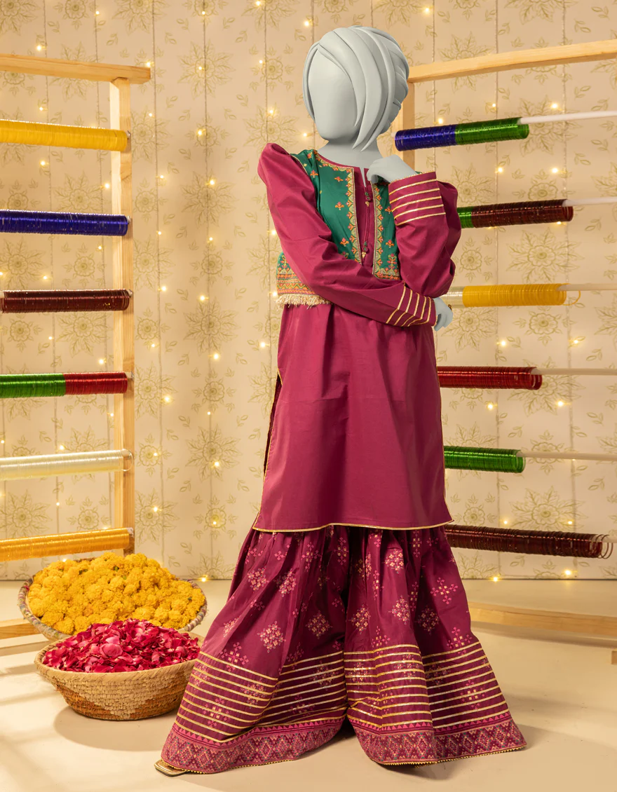 PURPLE LAWN 2PC STITCHED | JGK-S-JTST-25-438 FB