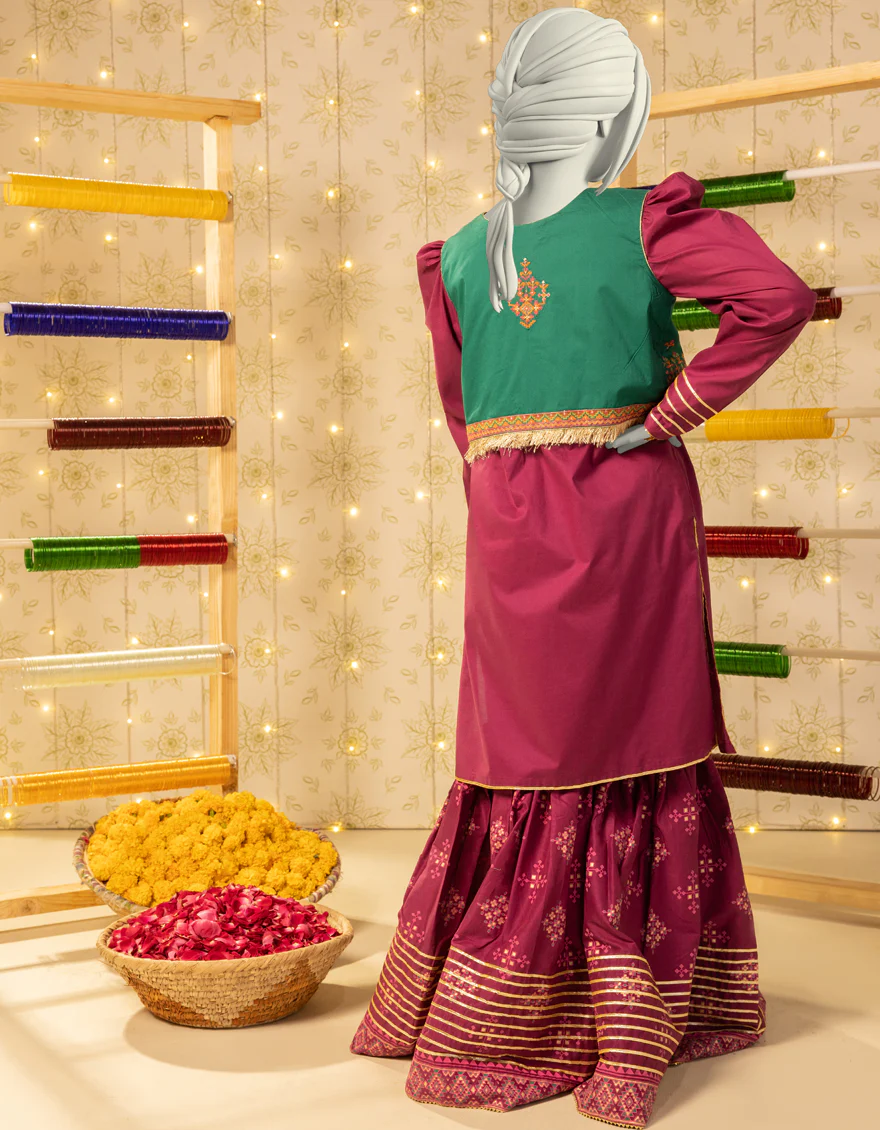 PURPLE LAWN 2PC STITCHED | JGK-S-JTST-25-438 FB - Image 2