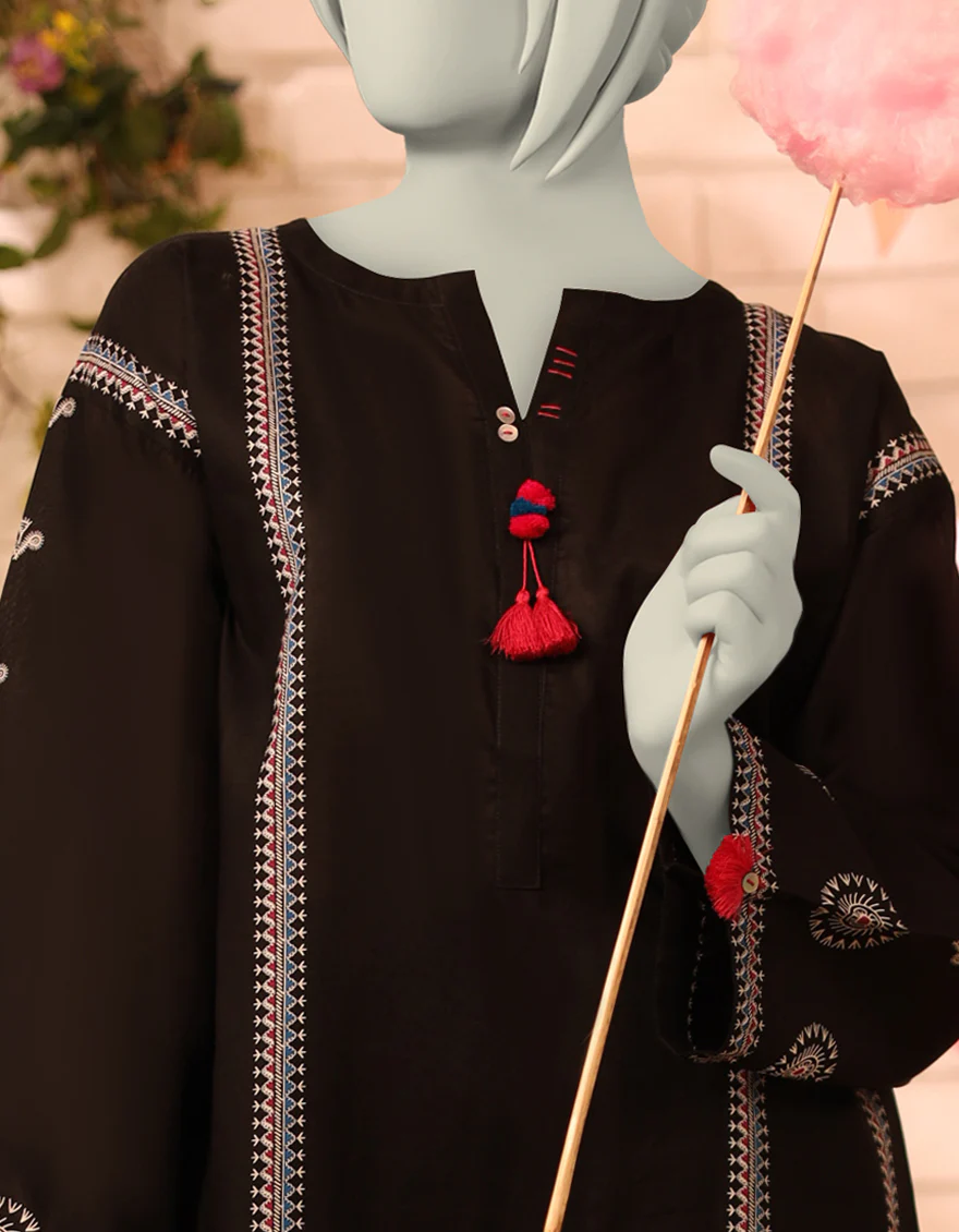 BLACK LAWN 2PC STITCHED | JGK-S-JTST-25-448 FB - Image 2