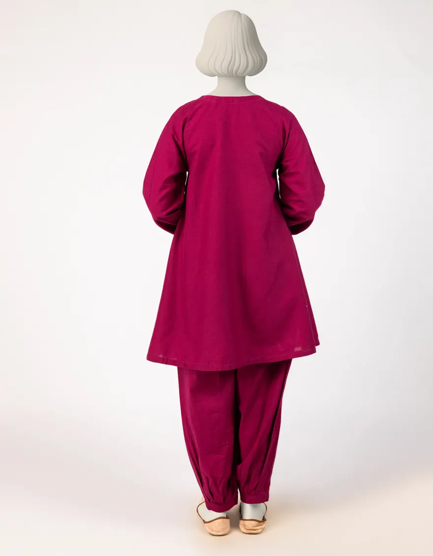PINK CAMBRIC 2PC STITCHED | JGK-S-JTST-25-510 FB/KASHMERE-4 - Image 2