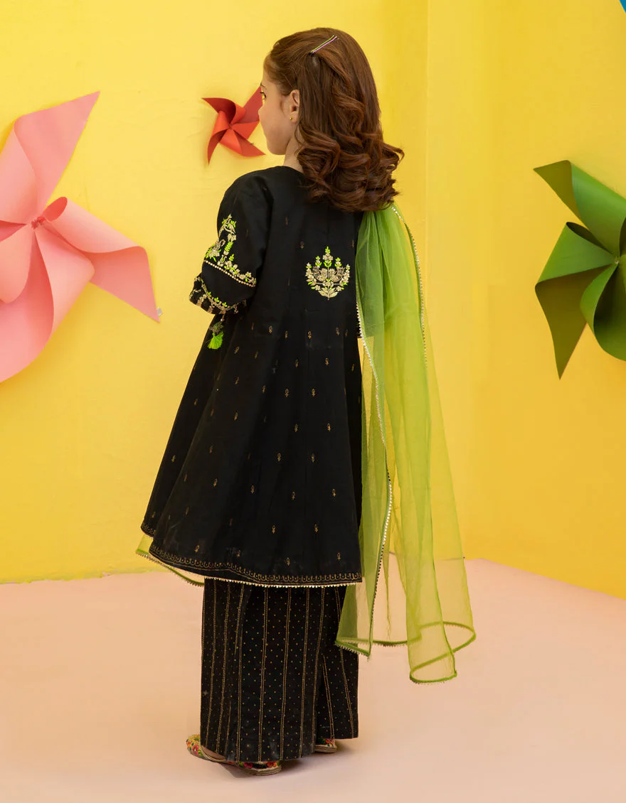 BLACK LAWN 3PC STITCHED | JGK-S-US-22-1901 FB/JGK-1901 - Image 2