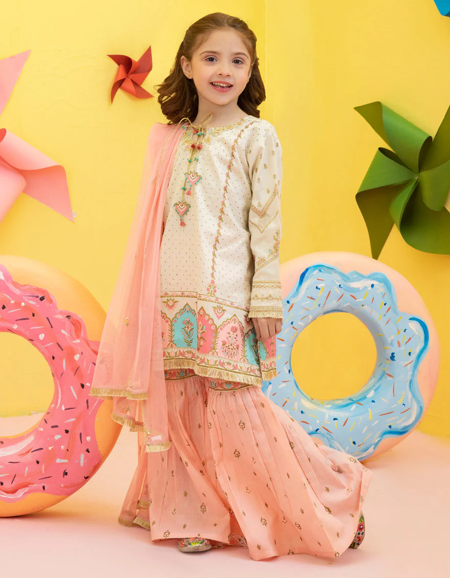 PEACH LAWN 3PC STITCHED | JGK-S-US-22-1903 FB/JGK-1903 - Image 4