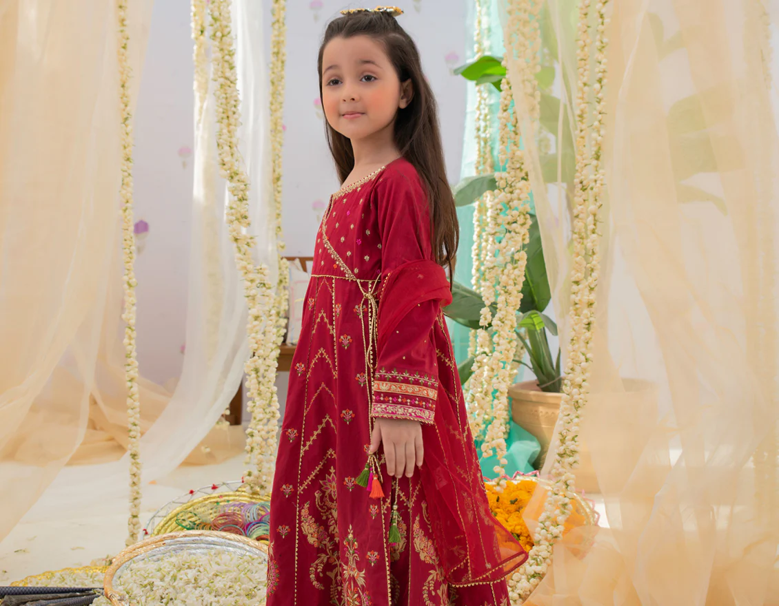 MAROON LAWN 3PC STITCHED | JGK-S-US-22-1918 FB/JH-161 - Image 3