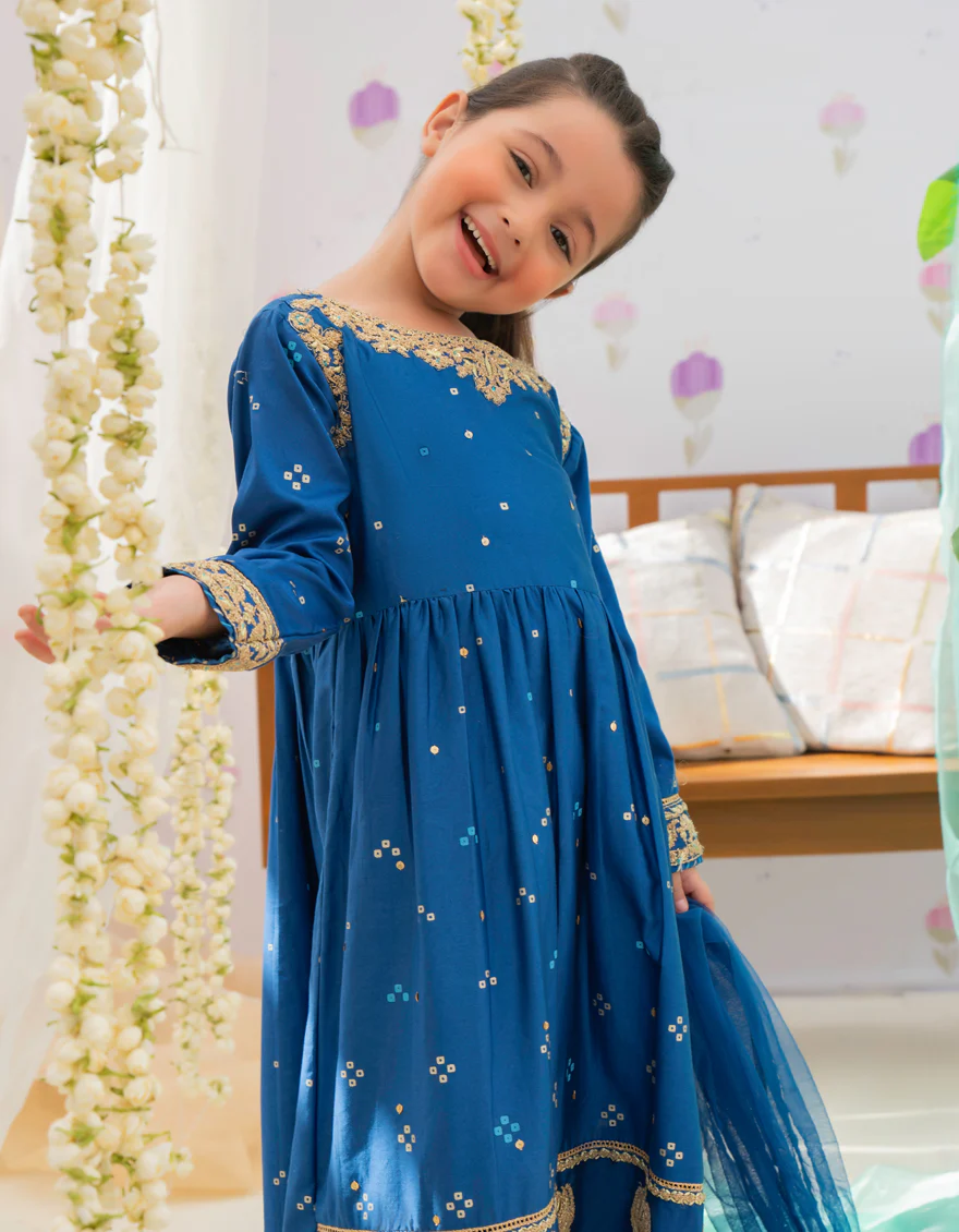 BLUE LAWN 3PC STITCHED | JGK-S-US-22-1920 FB/HF-140 - Image 6