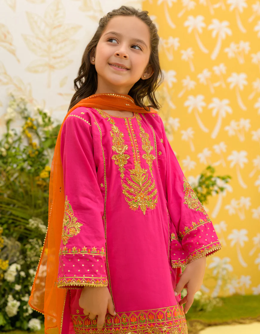 PINK LAWN 3PC STITCHED | JGK-S-US-23-1915 FB/JH-222 - Image 3
