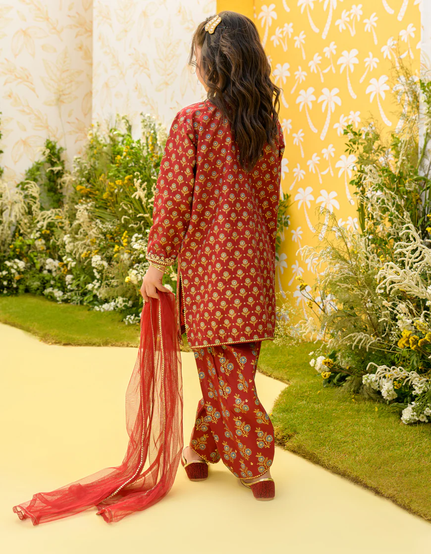 MAROON 3PC STITCHED | JGK-S-US-23-1923 FB/HF-163 - Image 2