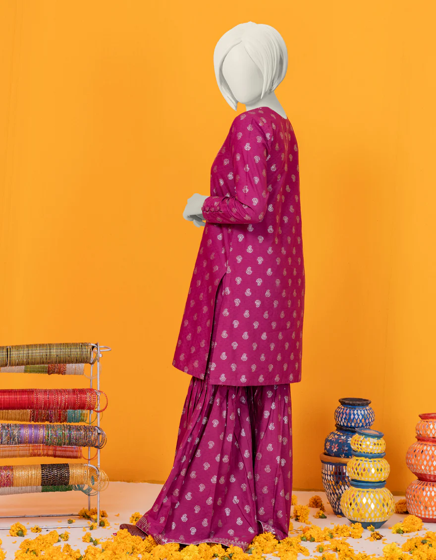 PURPLE TEXTURED 2PC STITCHED | JGK-S-YGTL-420-24 FB - Image 2
