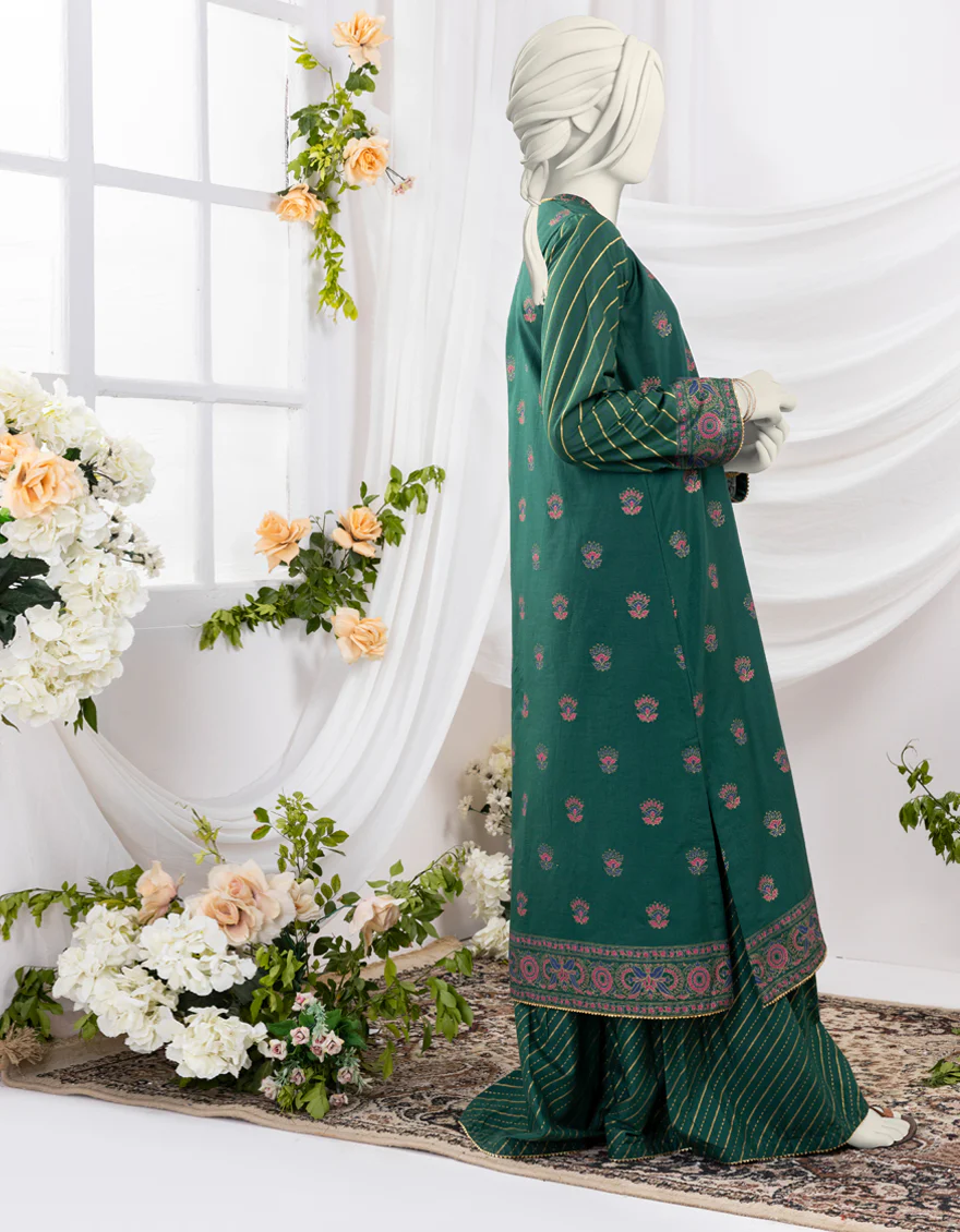 GREEN LAWN 2PC STITCHED | JGK-S-YGTL-427-24 FB/CHAPPAI-01 - Image 3
