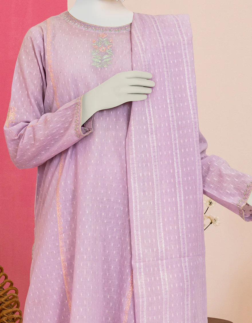 PURPLE DOBBY 3PC STITCHED | JGK-S-YGTL-605-24 FB - Image 3