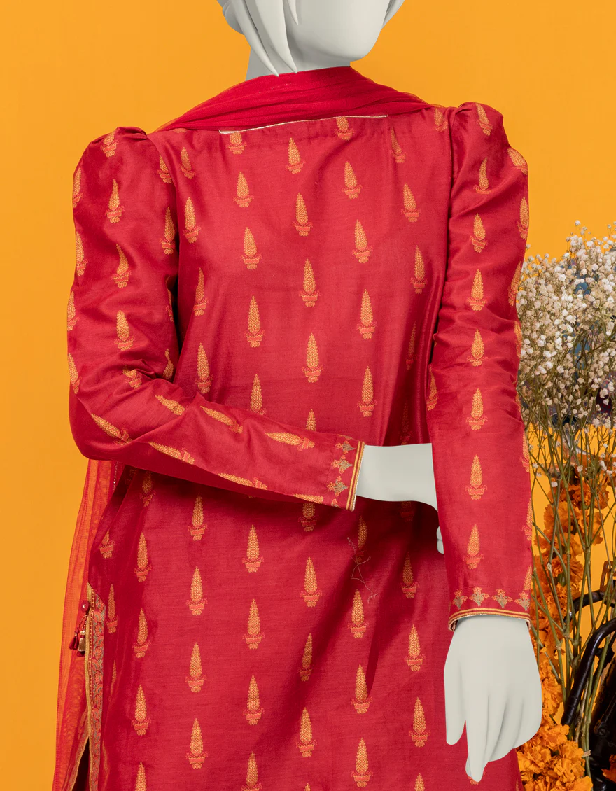 RED LAWN 3PC STITCHED | JGK-S-YGTL-623-24 FB - Image 2