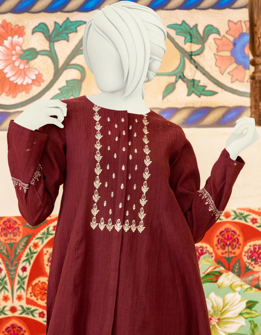 RUST DOBBY 2PC STITCHED | JGK-S-YGTL-US-411-22 FB/AZALIA - Image 3
