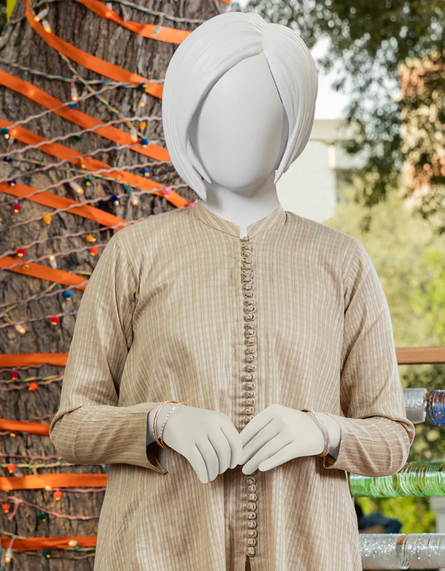 BEIGE DYED 2PC STITCHED | JGK-S-YGTL-US-421-23 FB/NOORIE-630 - Image 3