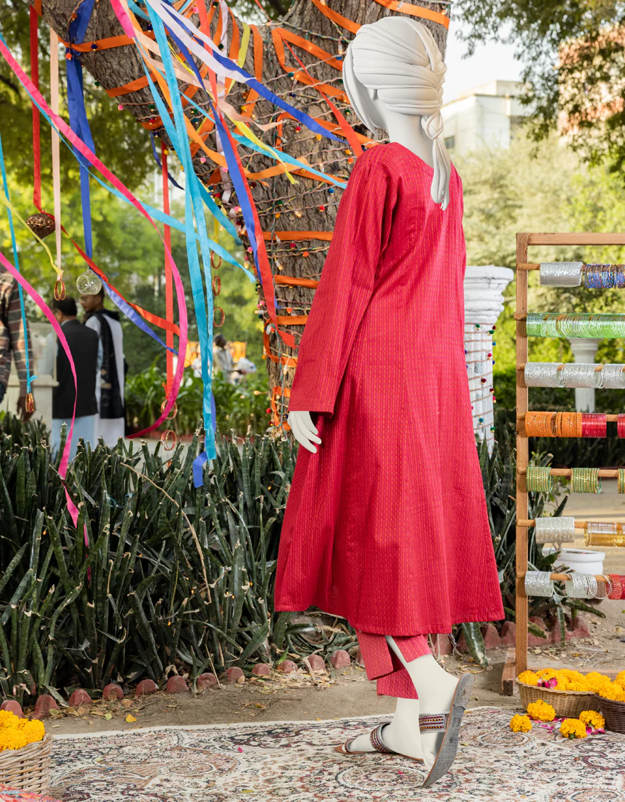 RED DYED 2PC STITCHED | JGK-S-YGTL-US-422-23 FB/ALIFIA-630 - Image 2