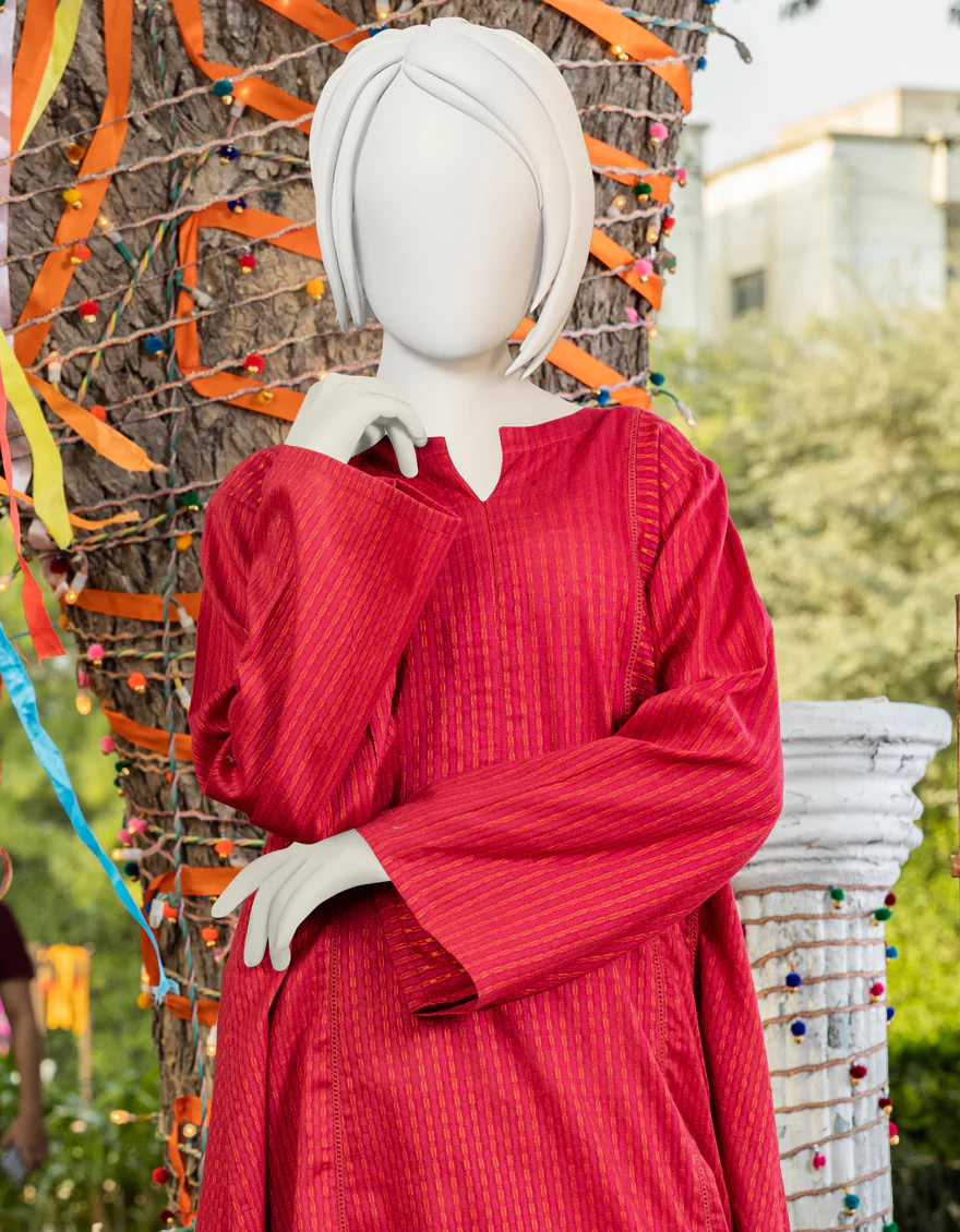 RED DYED 2PC STITCHED | JGK-S-YGTL-US-422-23 FB/ALIFIA-630 - Image 3