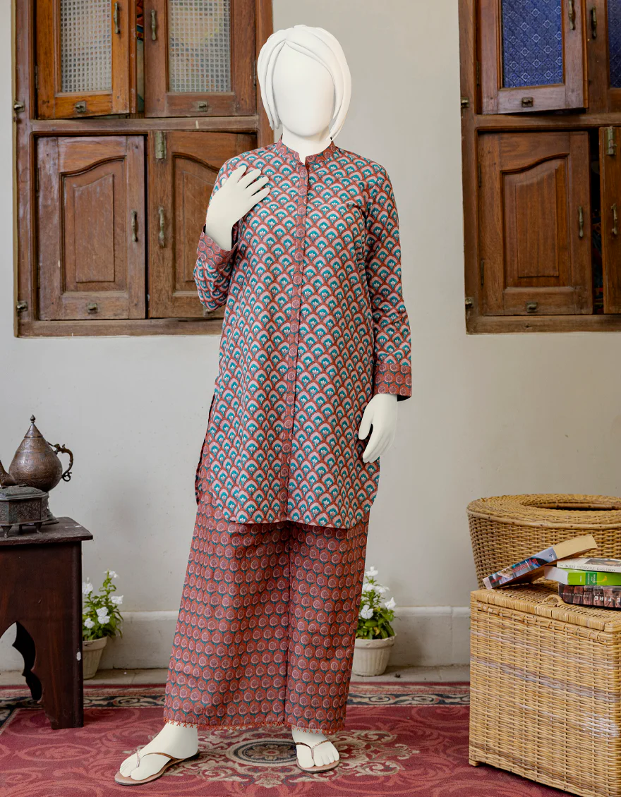 MULTI LAWN 2PC STITCHED | JGK-S-YGTL-US-436-23 FB/BATHIK-2