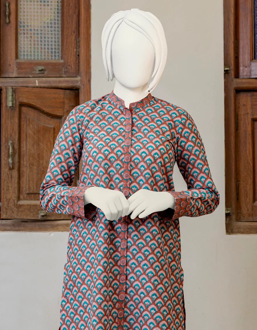 MULTI LAWN 2PC STITCHED | JGK-S-YGTL-US-436-23 FB/BATHIK-2 - Image 2