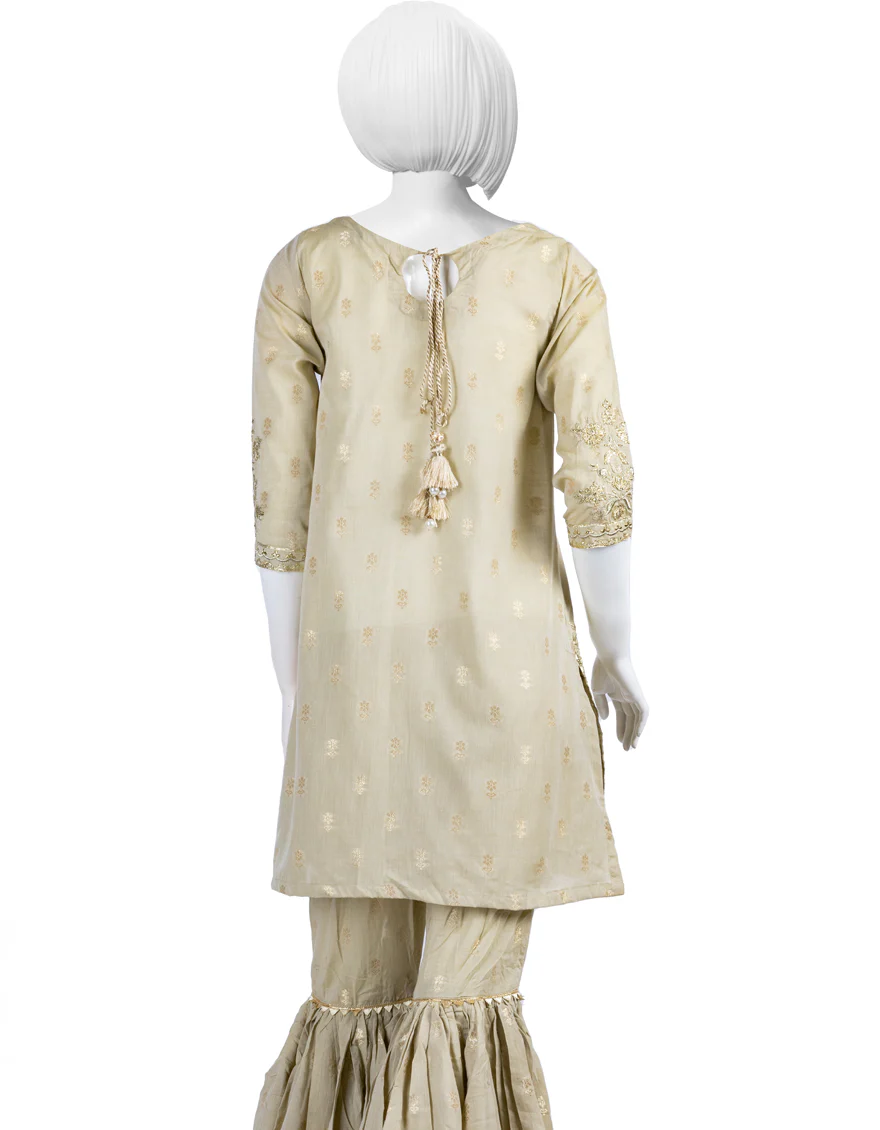 GREEN JACQUARD 3PC STITCHED | JGK-S-YGTL-US-618-23 FB/PRITHIYA - Image 2